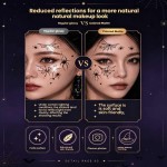 Vibrant Halloween Eyebrow Stickers Spider Web Tattoo Body Makeup Waterproof Temporary Fake