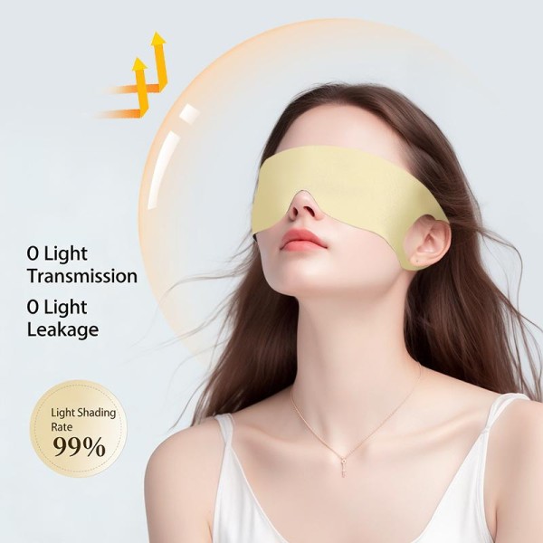 Easy To Use Strong Light Blocking Highly Elastic Non-Irritating Ears Thin Light-Relief Eye Mask