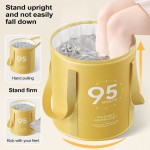 Collapsible Household Portable Foot Bath Artifact Foldable Soaking Bag Non-slip Base Insulation Function Bucket