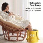 Collapsible Household Portable Foot Bath Artifact Foldable Soaking Bag Non-slip Base Insulation Function Bucket