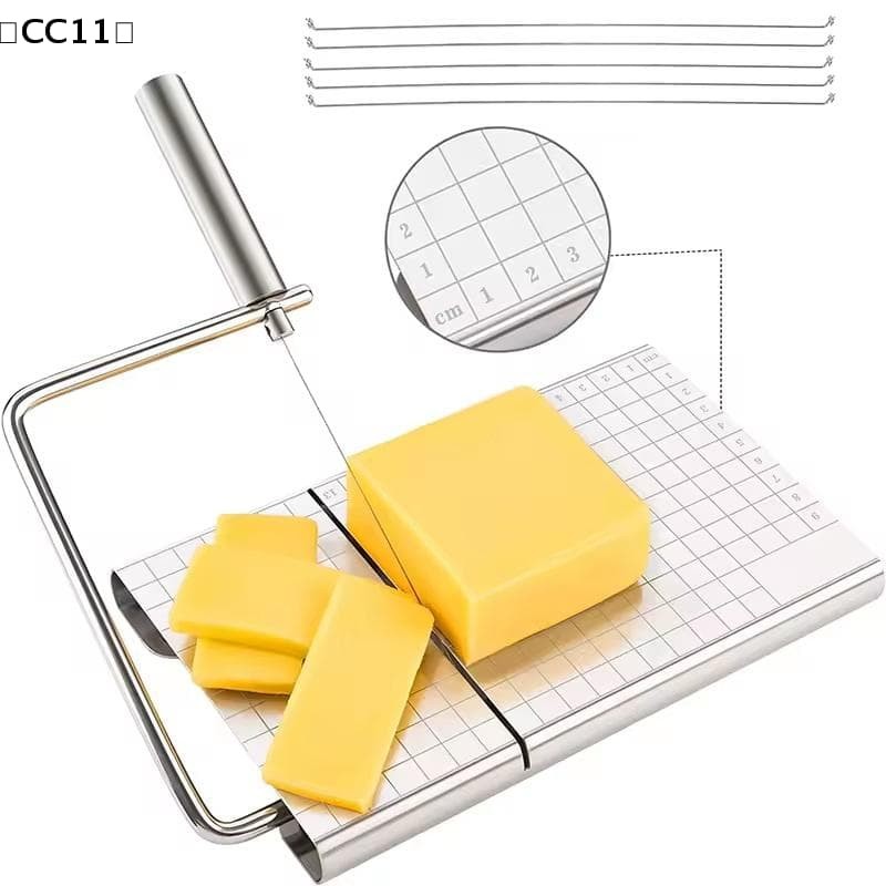 Bpa-free Cheese Slicer Stainless Steel Cutter Measurements Heavy Duty Butter Baking Tools Kitchen Gadgets