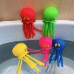 Lightweight Water Absorbing Octopus Children's Bath Beach Play Swimming Pool Toy Pinching Baby Small