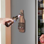 Expandable Wall-mounted bottle opener Creative beer screwdriver Kitchen bar decoration cap storage basket