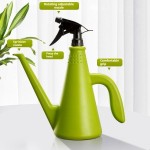 Breathable Plastic Dual Use Watering Large Capacity Spray Bottle Ergonomic Long Spout Sprinkler Pot Indoor Outdoor Garden