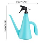 Breathable Plastic Dual Use Watering Large Capacity Spray Bottle Ergonomic Long Spout Sprinkler Pot Indoor Outdoor Garden