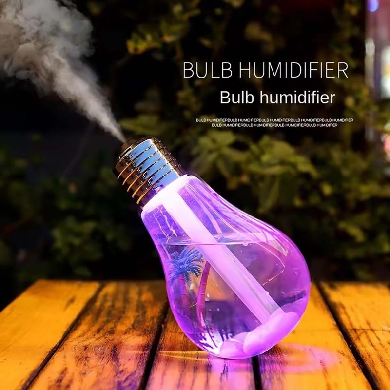 High Speed Mute Small USB Bulb Humidifier Desktop Colorful Night Light Air Car Mini Aromatherapy Machine Atomizer diffuser