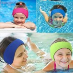 Lightweight Waterproof Neoprene Ear Headband Adjustable Swimming Protection Headgear Diving Fabric Water Sports Accessories