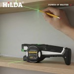 Waterproof 2-in-1 Ray Rangefinder Tape Measure Infrared Steel Indoor Measuring Instrument Crosshair Decoration