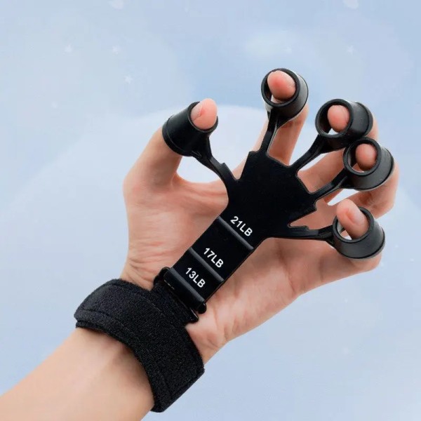Ergonomic Finger Wrist Stretcher Silicone Trainer Strength Recovery Flexion Extension Vein