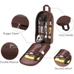 Easy To Install Outdoor Camping Cookware Storage Bag Handheld BBQ Utensils Travel Utensil Tableware Pouch