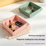 Collapsible Magnetic Foldable Silicone Heat Insulation Mat Anti Scald Non Slip Easy Clean Table Pad Dining Kitchen Daily Use