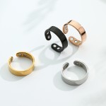 Stackable Stainless Steel Magnet Ring Anti Snoring Rings Copper Ultra Strength Magnetic Field Men Women Therapy