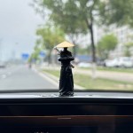 Long Lasting Resin Mini Figurines Decorative 50mm Ancient Sino-Japanese Samurai Warriors Office Cubicle Home Desktop Car Interior Model Gifts