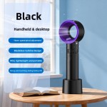 Foldable Portable Bladeless Desk Fan USB Rechargeable Handheld Cooling Mini Personal Fans Home Office Travel Outdoor