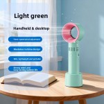 Foldable Portable Bladeless Desk Fan USB Rechargeable Handheld Cooling Mini Personal Fans Home Office Travel Outdoor