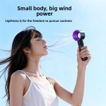 Foldable Portable Bladeless Desk Fan USB Rechargeable Handheld Cooling Mini Personal Fans Home Office Travel Outdoor
