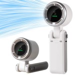 Heavy Duty 2026 Hanging Neck Outdoor 180 Degree Folding Desktop Mini Fan Hand-held High-speed Powerful Turbo