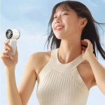 Secure Mini Handheld Fan 3000mAh High Speed LED Display 100 Adjustable Settings USB Rechargeable Desk Travel