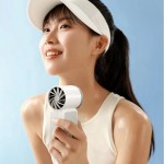Secure Mini Handheld Fan 3000mAh High Speed LED Display 100 Adjustable Settings USB Rechargeable Desk Travel