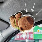 Modern Capybara Car Interior Center Console Displays Handle Wiper Accessories Handbrake Door Cute Plush Dolls Arm Band