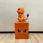Secure Grip 9cm Pokémon Charmander Popular Car Ornament Trunk Rear Hanging Roof Decoration Creative Figurine
