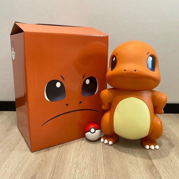 Secure Grip 9cm Pokémon Charmander Popular Car Ornament Trunk Rear Hanging Roof Decoration Creative Figurine