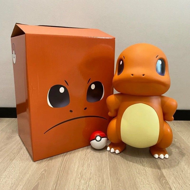 Secure Grip 9cm Pokémon Charmander Popular Car Ornament Trunk Rear Hanging Roof Decoration Creative Figurine
