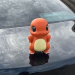 Secure Grip 9cm Pokémon Charmander Popular Car Ornament Trunk Rear Hanging Roof Decoration Creative Figurine