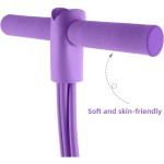 Comfortable 6-Tube Tensioner Multi-Functional Household Fitness Yoga Abdominal Strengthening Elastic Band Tension Rope Sit-Up Assistive