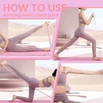Multi-functional Stretch Strap Yoga Ropes Adjusted Tensioner Tool Open Back Practice Shoulder Stretching Belt Elastic Band