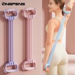 Multi-functional Stretch Strap Yoga Ropes Adjusted Tensioner Tool Open Back Practice Shoulder Stretching Belt Elastic Band