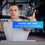 Comfortable Strengthening finger exerciser hand clamp five-finger power device rock climbing
