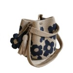 Easy To Use Detachable Flower Bag Floral Shoulder Crochet Oversized Casual Daily Use Commuting