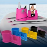Portable Anti Tilt SUP Cup Phone Holder No Spill Drink Bottle Mount Water Sports Paddle Board Kayak Canoe