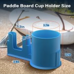 Portable Anti Tilt SUP Cup Phone Holder No Spill Drink Bottle Mount Water Sports Paddle Board Kayak Canoe