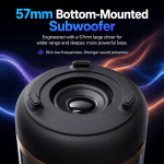 Foldable 2026 Portable Wireless Soundbar Bluetooth 5.0 Home Theater TWS Speaker Hi-Fi Acoustic Breathing Lamp Subwoofer Android IOS