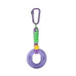 Compact Silicone Dual Resistance Hand Grip Ring Braided Adjustable Lanyard Buckle Finger Strength Trainer Fitness Gripper