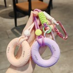 Compact Silicone Dual Resistance Hand Grip Ring Braided Adjustable Lanyard Buckle Finger Strength Trainer Fitness Gripper