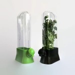Precision Refrigerator Herb Crisper Saver Pod Container Vegetable Fresh Keeper Bottle Cilantro Mint Parsley Asparagus Kitchen Storage
