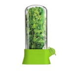 Precision Refrigerator Herb Crisper Saver Pod Container Vegetable Fresh Keeper Bottle Cilantro Mint Parsley Asparagus Kitchen Storage