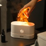 Premium Quality RGB Flame Light Bedroom Fragrance Diffuser Atmosphere Lamp Bedside Table Creative Humidifier Living Room Office