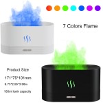 Premium Quality RGB Flame Light Bedroom Fragrance Diffuser Atmosphere Lamp Bedside Table Creative Humidifier Living Room Office