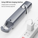 Uv Protection Mini Flashlight Hook Outdoor Portable Strong Light Side Lights Long Range Rechargeable Tactical Torch Camp
