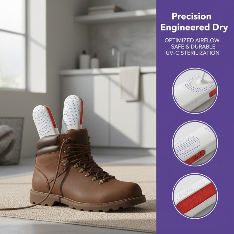 High Speed Portable Electric Shoes Dryer Deodorizer Heat Dehumidifier Device Timer Heater Eliminate Odor UV Shoe Drying Household