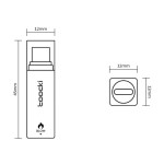 Premium Quality Universal Mini Cigarette Lighter Metal Non-Gas Portable Type Auto Shut-Off No Battery Safety