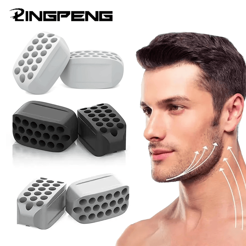 Breathable Silicone Jaw Exerciser Facial Toner Jawline Fitness Ball Neck Toning Equipment Beauty Tool Double Chin