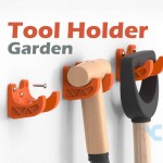 Rust-resistant Maintenance tools gardening support stand hanging frame wall-mounted storage bracket
