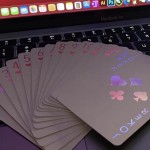 Non-toxic Laser Color Poker Cards Copper Paperboard Deck Table Games Playing Entertainment Time Killing Fun