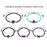 Comfortable Handmade Adjustable Bead Bracelet Women 4mm Faceted Agate Style Stones Druzy Charm Bohemian Friendship Jewelry Gift