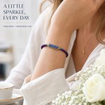 Comfortable Handmade Adjustable Bead Bracelet Women 4mm Faceted Agate Style Stones Druzy Charm Bohemian Friendship Jewelry Gift